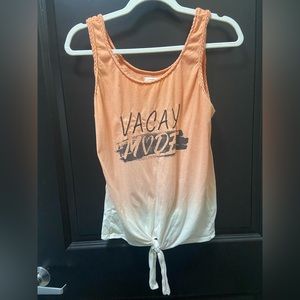 Maurice’s Small Orange Ombré Vacay Mode Tank Top